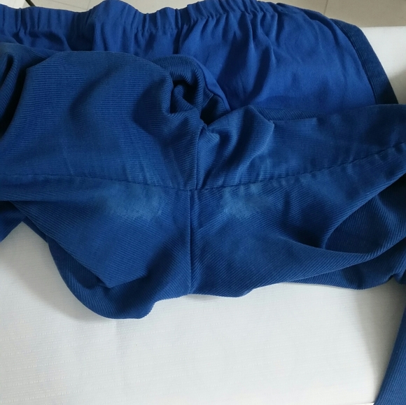 Maternity Blue Corduroy Pants Vintage - Picture 9 of 9